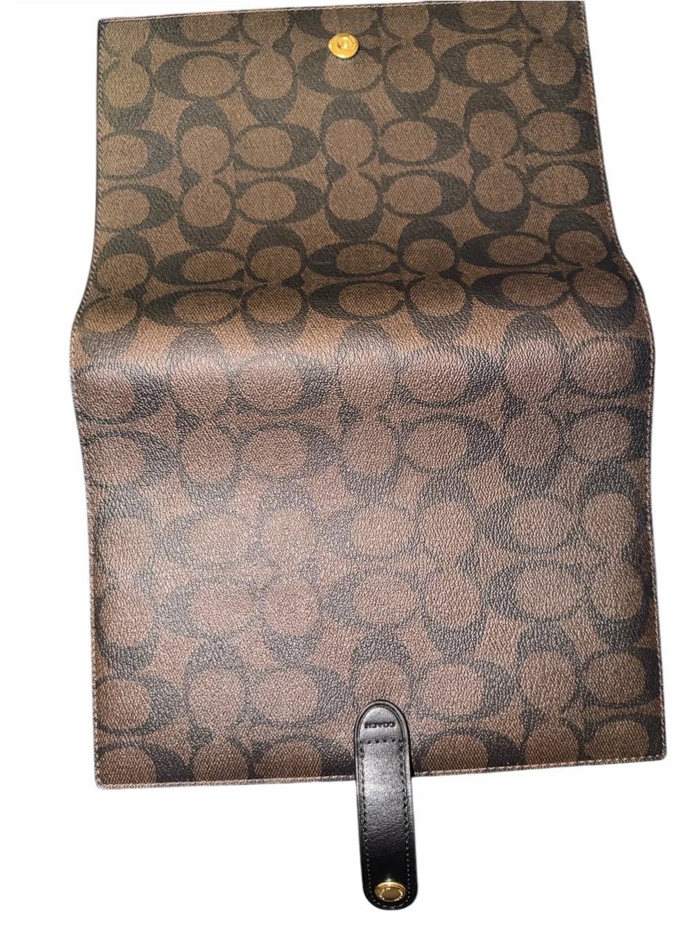 Coach sleek notebook